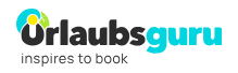 IT: Logo Urlaubsguru – portale per offerte di viaggio e case vacanza EN: Urlaubsguru logo – travel deals and holiday rentals platform DE: Urlaubsguru Logo – Portal für Reiseangebote und Ferienunterkünfte FR: Logo Urlaubsguru – site de bons plans voyages et locations de vacances ES: Logo de Urlaubsguru – portal de ofertas de viajes y alojamientos